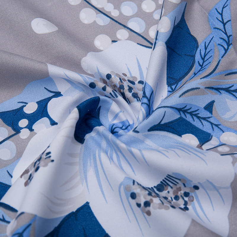 Tela textil para el hogar 100% poliéster con estampado disperso y 100 g/m² de ancho de 242 cm