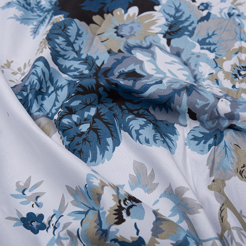 Tela textil para el hogar 100% poliéster con estampado disperso y peso de 255 cm de ancho y 85 g/m2
